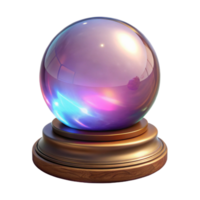 wonderful rustic Mystic Crystal Ball 3D Render high quality png
