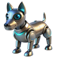 extraordinary rustic 3D Render of a Robotic Dog authentic png