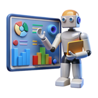 AI-Powered Data Analysis Robotic Insights Visualizations png