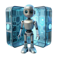 Robot in Activation Chamber AI, Automation, Technology png
