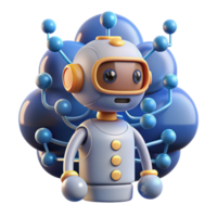 Robot, AI, Network, Connection, Technology, Digital, Innovation, Future, Cloud Computing, Automation png