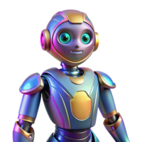 Friendly Robot AI, Animation, 3D Model, Technology, Futuristic, Childlike, Digital Art, Cybernetics, Science Fiction, Graphic Design png