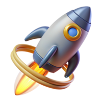 Rocket Launch A 3D Animation of Spacecraft Taking Off png