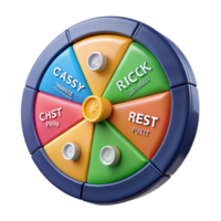 Interactive Decision Wheel Random Choice Generator for Activities, Choices, or Plans png