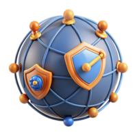Global Network Security Protecting Data with Enhanced Shield Technology png