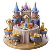 Fairytale Feast A Royal Table Setting png