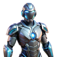 vibrante rústico futurista robot 3d hacer alto resolución png