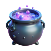 magnificent rustic Magical Cauldron 3D Render authentic png