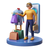 Online Shopping Convenient Apparel Choices Secure Payments png