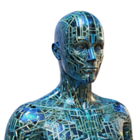 Cybernetic Humanoid Exploring AI and Robotics png
