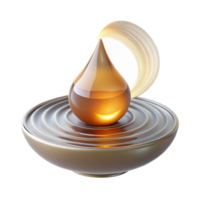 Liquid Gold A Drop of Essential Oil in a Relaxing Bowl png