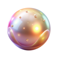 stunning traditional Abstract 3D Sphere Background Golden Pearl high resolution png