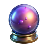 magnificent artistic 3D Render of a Crystal Ball original png