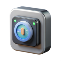 Smart Power Control Digital Switch with Indicator Lights png