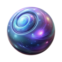 impressive abstract Cosmic Egg 3D Illustration original png