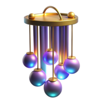vibrant vintage 3D Render Abstract Mobile 4K png