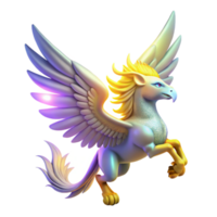 beautiful abstract 3D Render of a Mythical Griffin 4K png