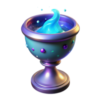 serene creative 3D Render of a Magical Goblet high quality png
