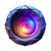 magnificent abstract Abstract 3D Render of Swirling Nebula original png