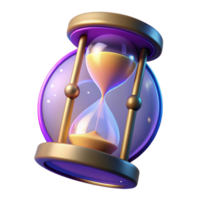 extraordinary abstract 3D Render Hourglass Time Sand Abstract Background exclusive png
