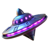 serene abstract 3D Render of Futuristic Spaceship premium png