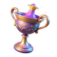 wonderful creative Enchanted Goblet 3D Render authentic png