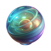 serene abstract Abstract 3D Sphere Illustration authentic png