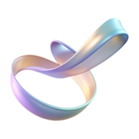 impressive rustic Abstract 3D Render Pastel Swirl authentic png
