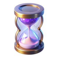 magnificent rustic Cosmic Hourglass 3D Render 4K png