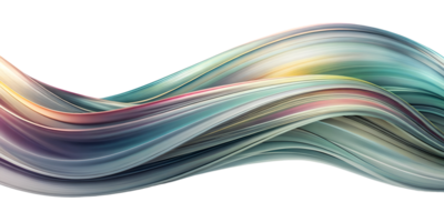 Abstract patterns of swirling shapes and vibrant color on transparency background png