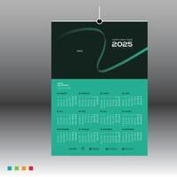 Calendar design for use on anywhere vector