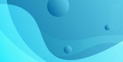 modern blue liquid color with simple wave fluid shape geometric decorative background. eps10 vector