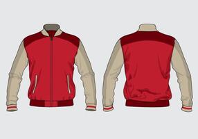 Varsity Jacket Apparel template design uniform vector
