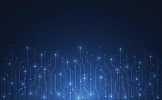 Abstract background with technology circuit board vector