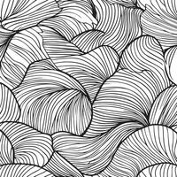 abstract wavy lines pattern vector