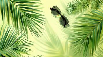 A pair of sunglasses and a pair of sunglasses are on the ground photo