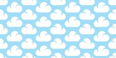cloud seamless pattern sky cartoon doodle carf isolated tile background repeat wallpaper gift wrapping paper illustration design vector