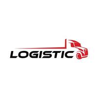 Logistic delivery, express fast shipping logo design template. simple logo for expedition. this logo is simple and easy to read vector