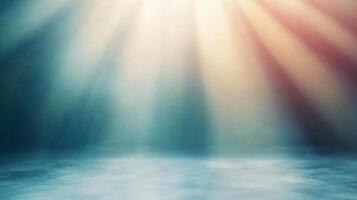 A bright light shining through the clouds photo