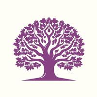 Creative Collection of Tree Design on a white background vector