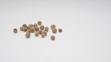White Peppercorn on White Background photo