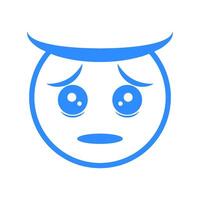 illustration of the mirrored emote logo vector