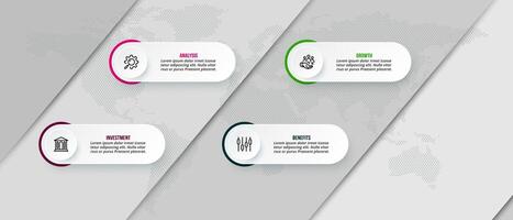 Workflow infograhpic design. vector