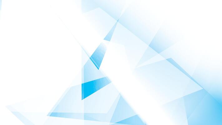Abstract geometric white and blue color background with rectangle, triangle shape
