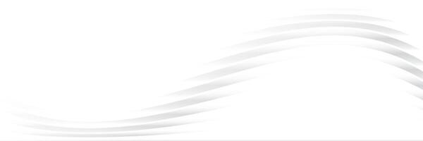 Abstract white and gray color, modern design stripes background with curve lines, wavy pattern illust vector