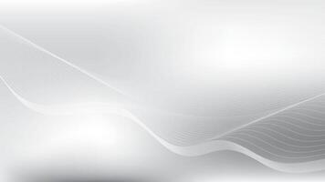 Abstract white and gray color, modern design stripes background with curve lines, wavy pattern illustrator vector
