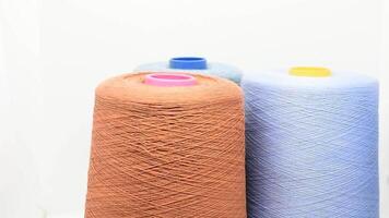 Spools of Thread on White video