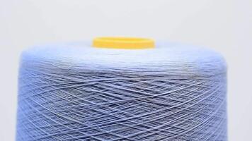 Yarn or Thread Spool on White Background video