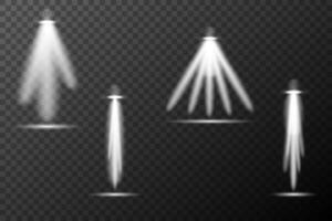 light rays. on background vector