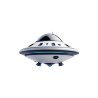 A detailed illustration of a futuristic UFO flying saucer, showcasing sleek design and advanced alien technology. Perfect for use in sci-fi projects or imaginative concepts. png
